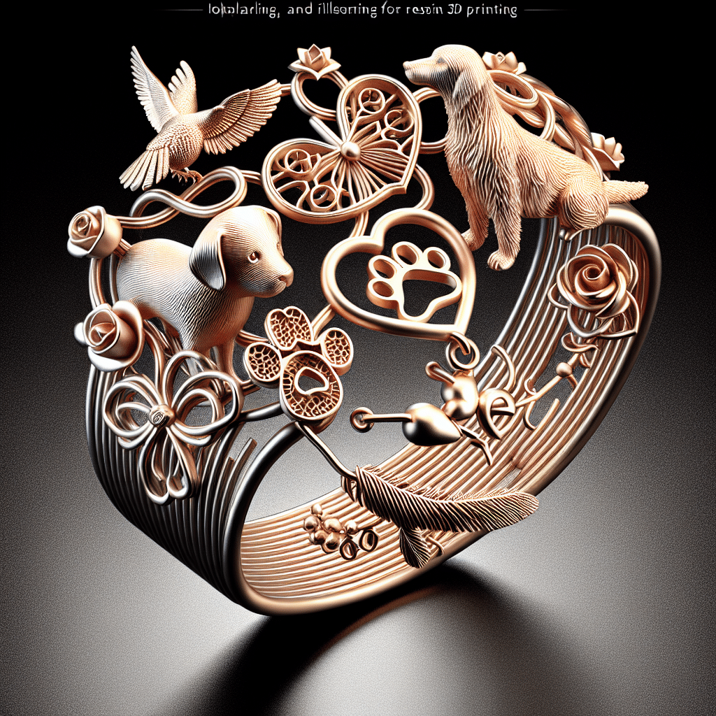 3D-printed jewelry for pet memorials