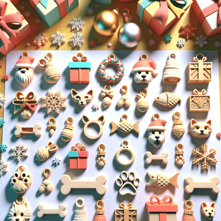 3D-printed pet charms as holiday gifts
