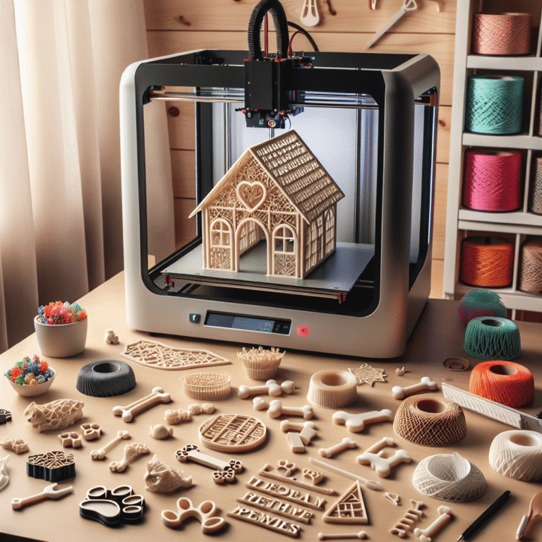 crafting personalized 3D-printed roof pendants for pets