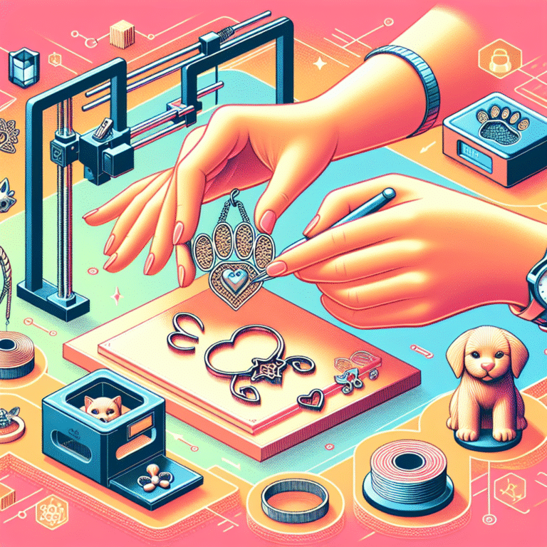 step-by-step guide to creating 3D-printed pet jewelry