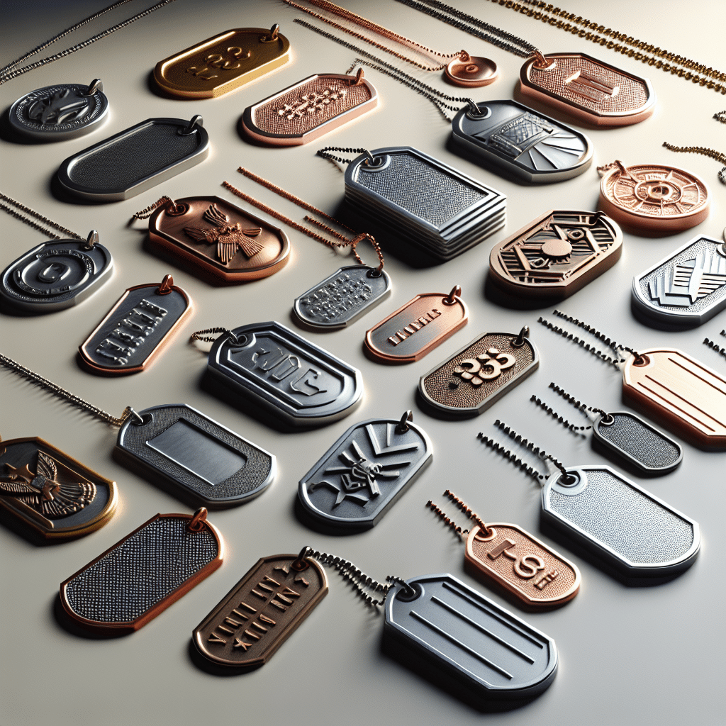 durable 3D-printed dog tag necklaces