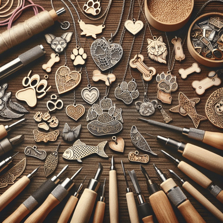 DIY engraved pet necklaces tutorial