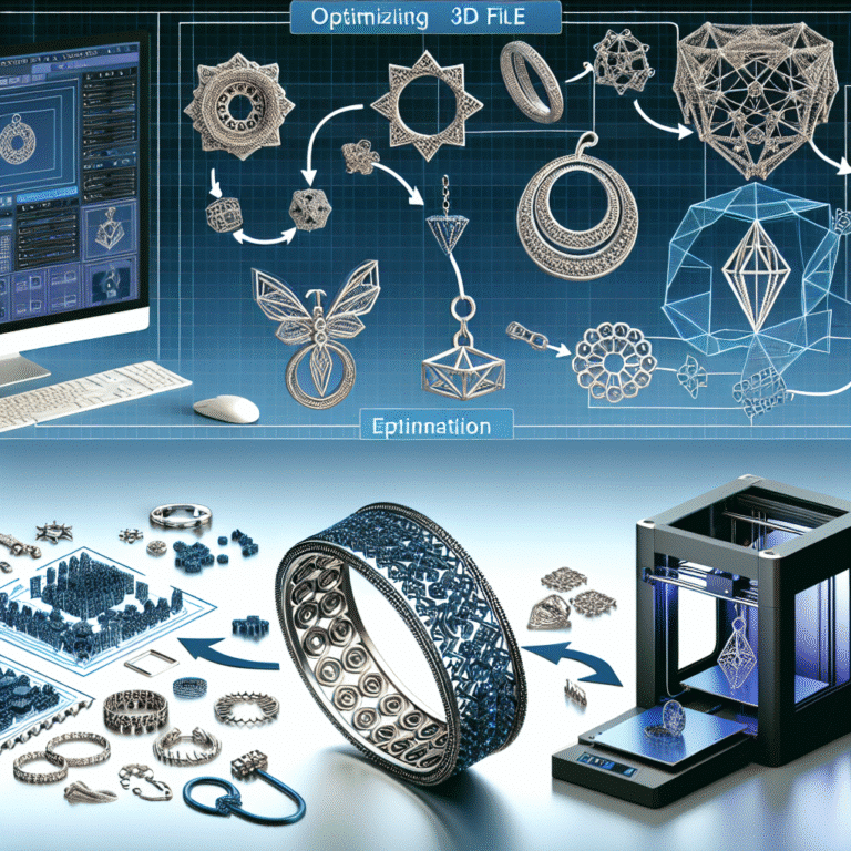 optimizing 3D files for jewelry printing