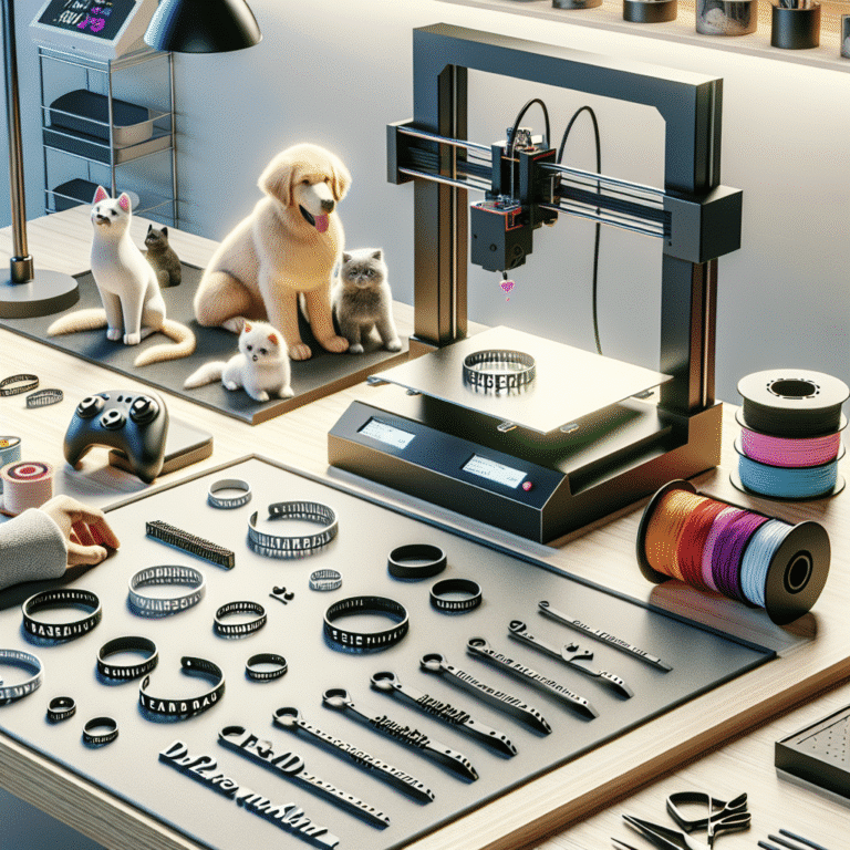 crafting personalized 3D-printed bracelets for your pets