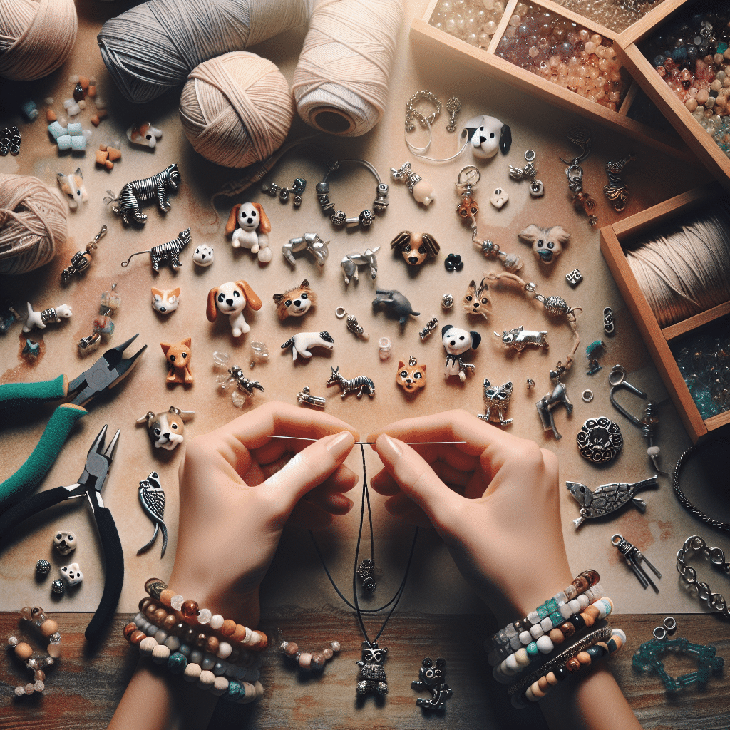 creating unique pet-themed bracelets