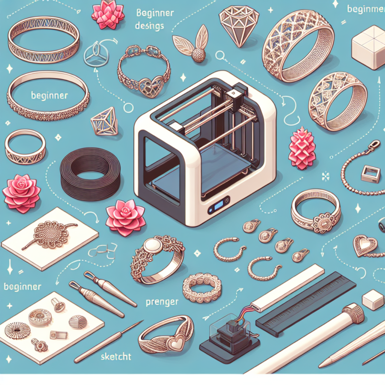 beginner-friendly 3D printing jewelry projects