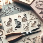 personalized cat silhouette jewelry ideas DIY gift inspiration for pet owners