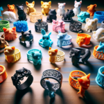 DIY pet-themed 3D-printed rings