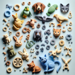 assembling multi-piece 3D-printed pet charms