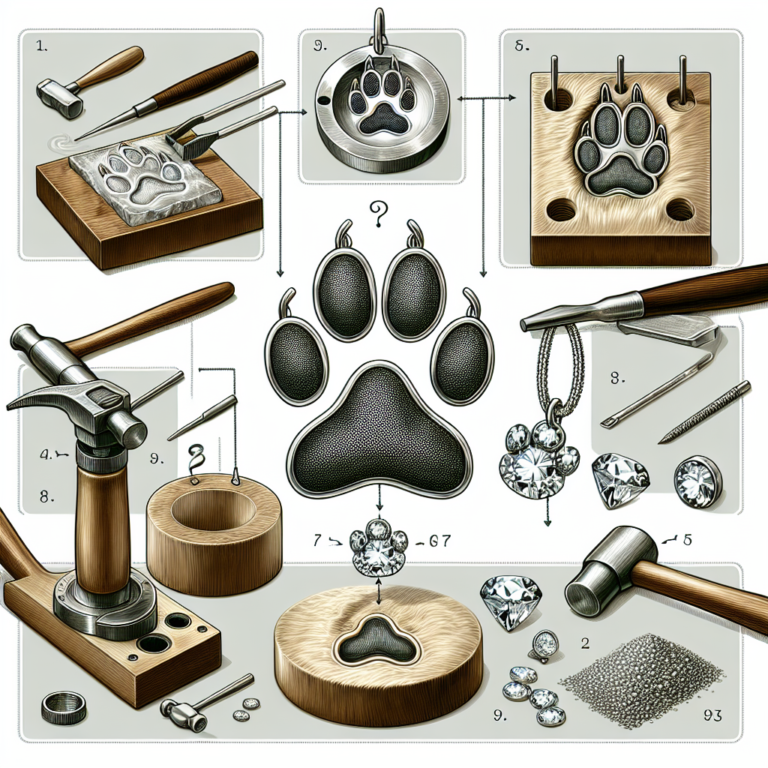 step-by-step guide to designing paw print jewelry